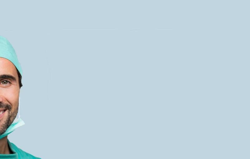 A light blue background with a white line.