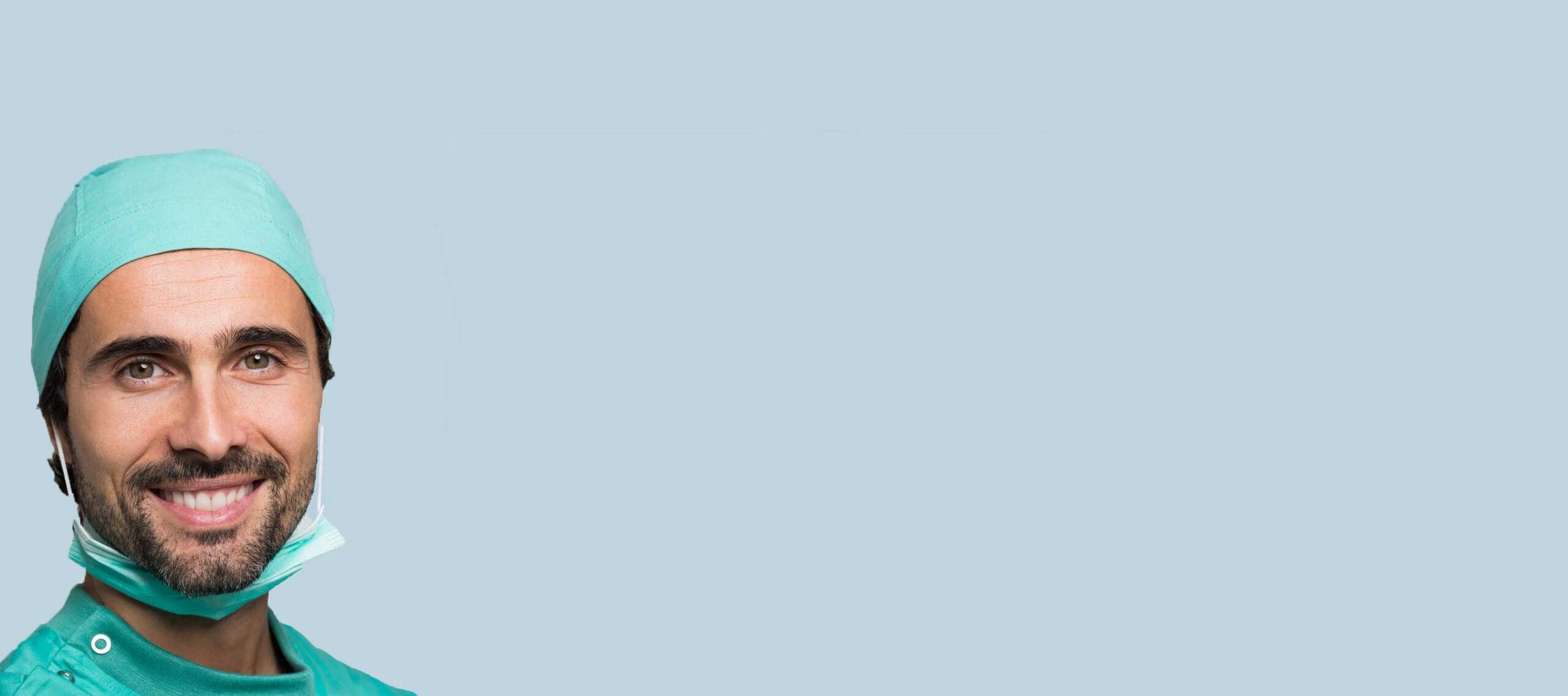 A light blue background with a white line.